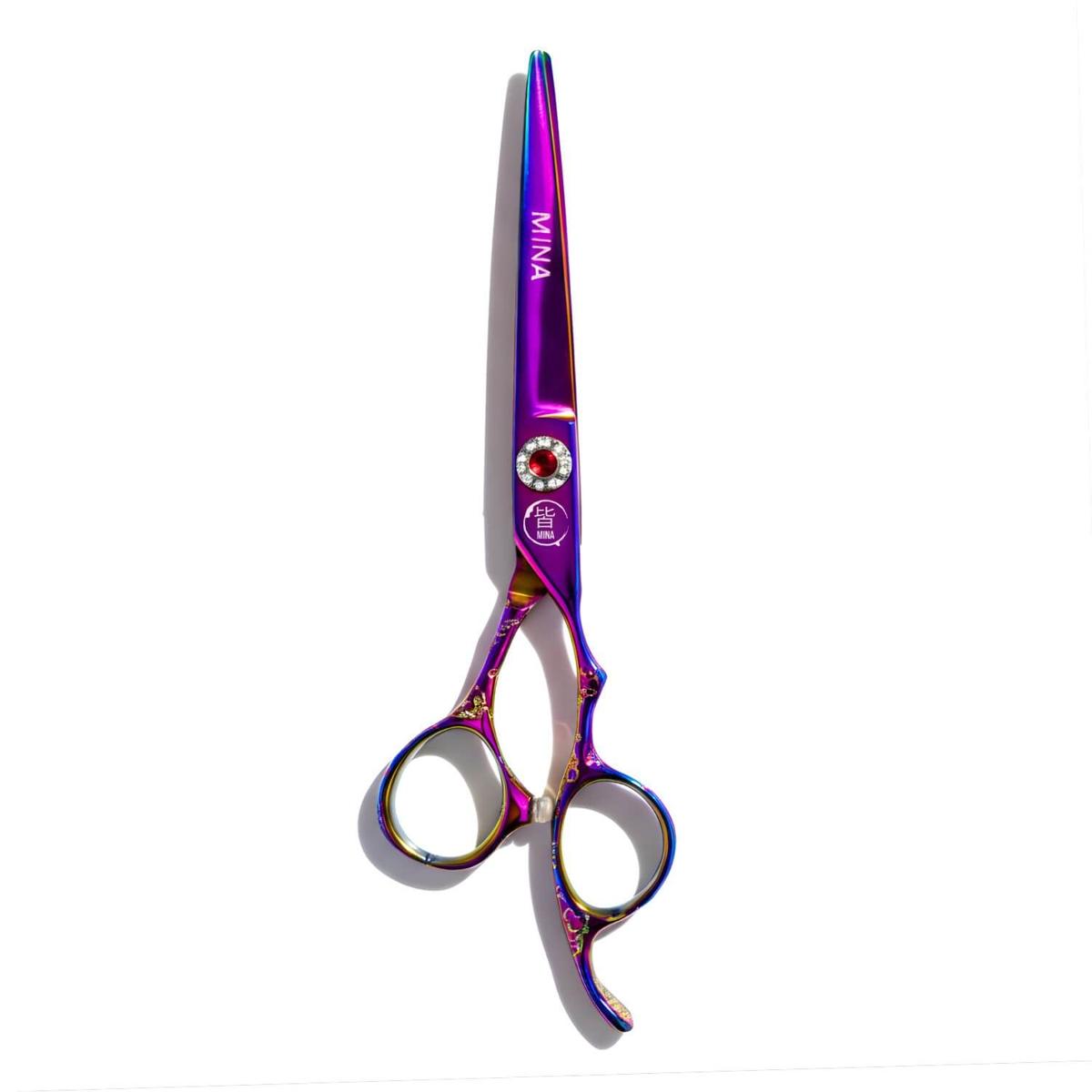 Mina Rainbow II Cutting Scissors (SKU: MIN-RNB-C60 MIN-RNB-S6055  MIN-RNB-RM606055)