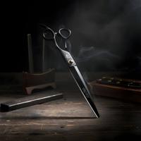 Ichiro Matte Black Cutting Scissors (SKU: ICH-MTB-C50)