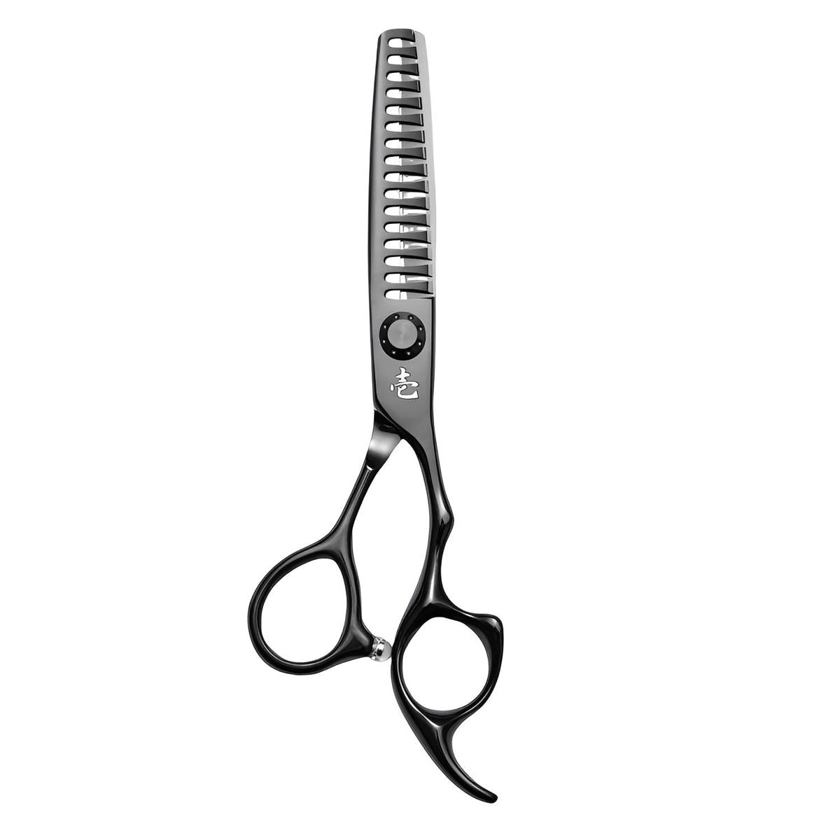 Ichiro Tsuki Black 15-tooth texturising scissor