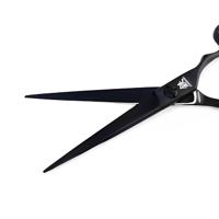 Juntetsu Matte Black Offset Hair Cutting Scissors (SKU: JUN-JMTB-C50)
