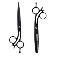 Juntetsu Obsidian MIKURO EDGE Professional Scissors Set (SKU: JUN-OBX-S55)