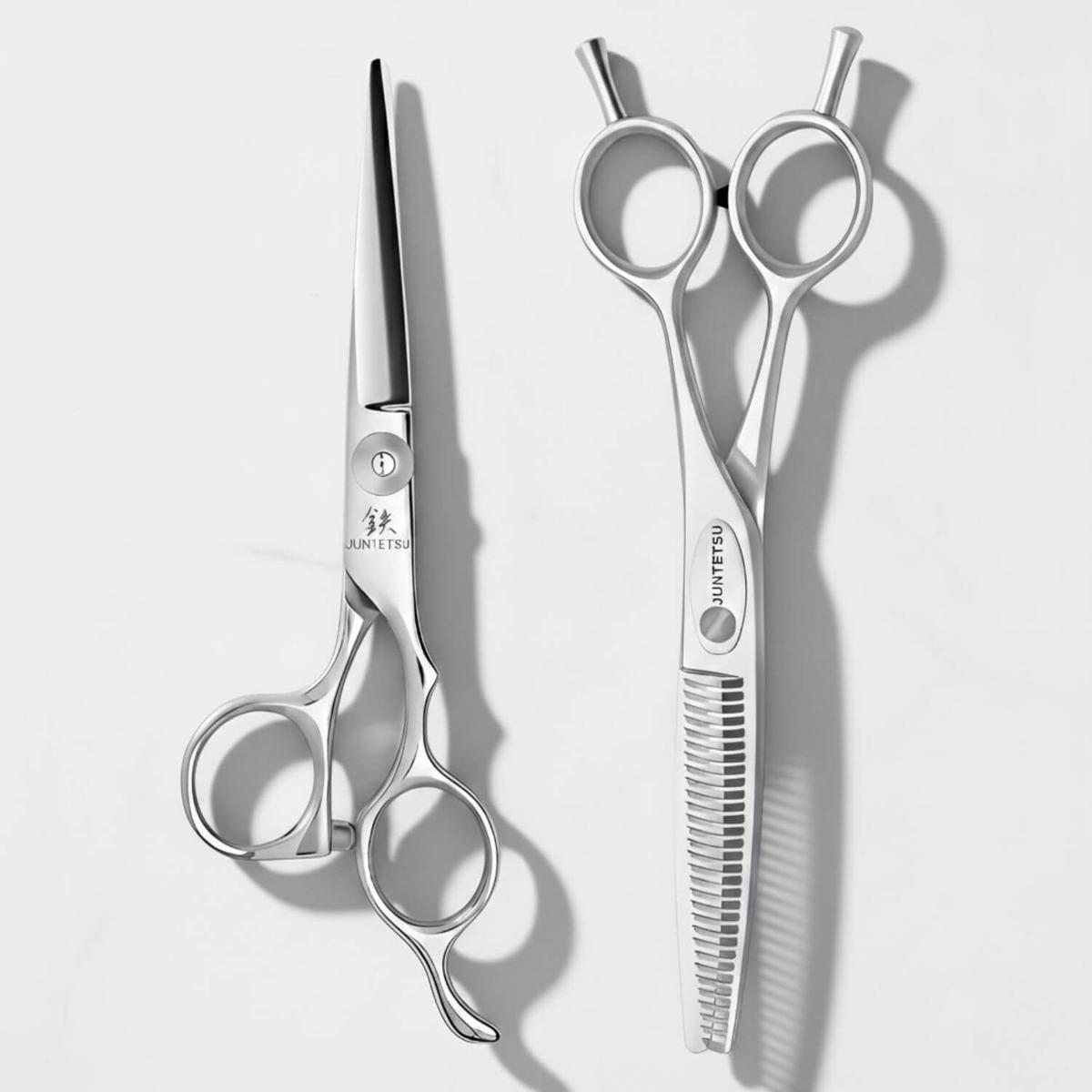 Juntetsu Cobalt Apex Hairdressing Scissor Set (SKU: JUN-YL-S55F)