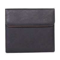 Ten-place leather scissor case with removable divider