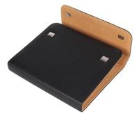 Ten-place leather scissor case with removable divider