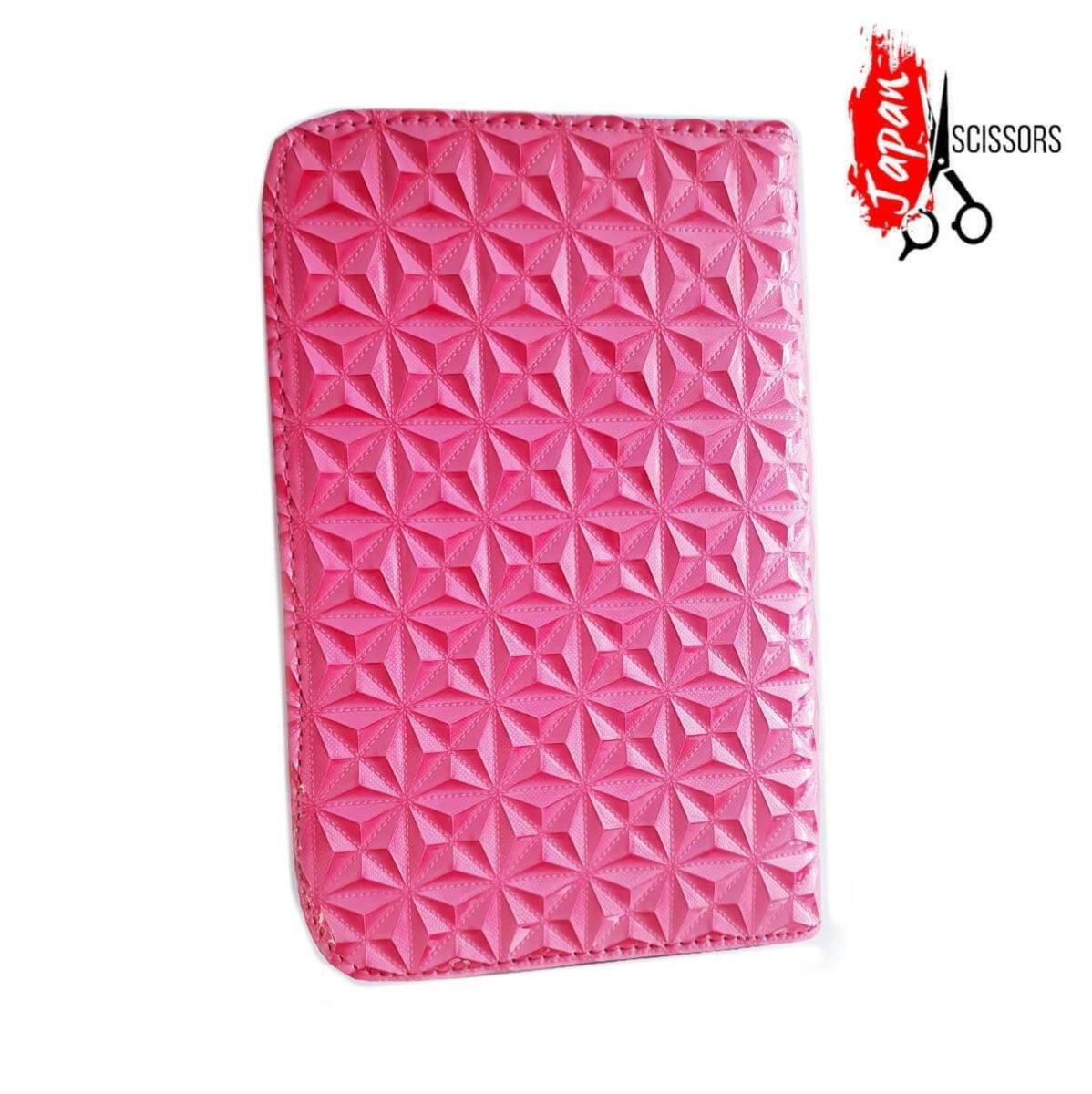 Pink leather scissor pouch product image