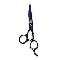Juntetsu Matte Black Damascus Cutting Scissors (SKU: JUN-DAM-C60)