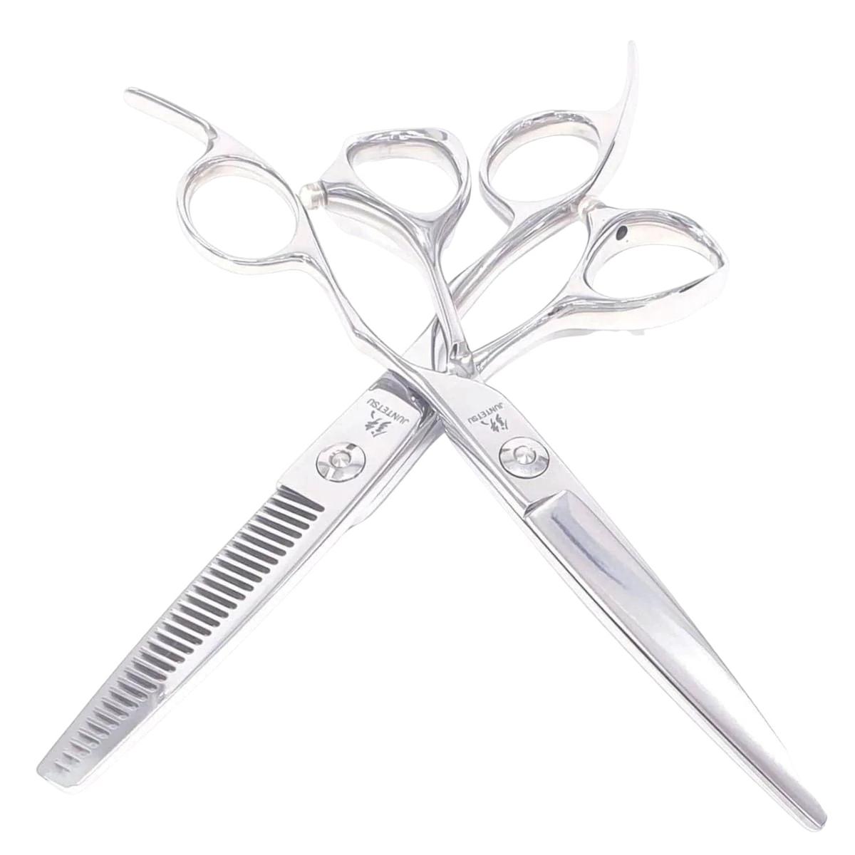 Juntetsu VG10 Offset Hairdressing Scissor Set (SKU: JUN-OFF-S45)