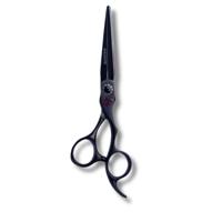 Kamisori Shadow Hair Cutting & Thinning MASTER Set — three shears in dark titanium finish