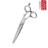 Kasho Damascus Offset Hair Cutting Scissors (SKU: SCKAD55OS)
