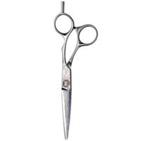 Kasho Damascus Offset Hair Cutting Scissors (SKU: SCKAD55OS)