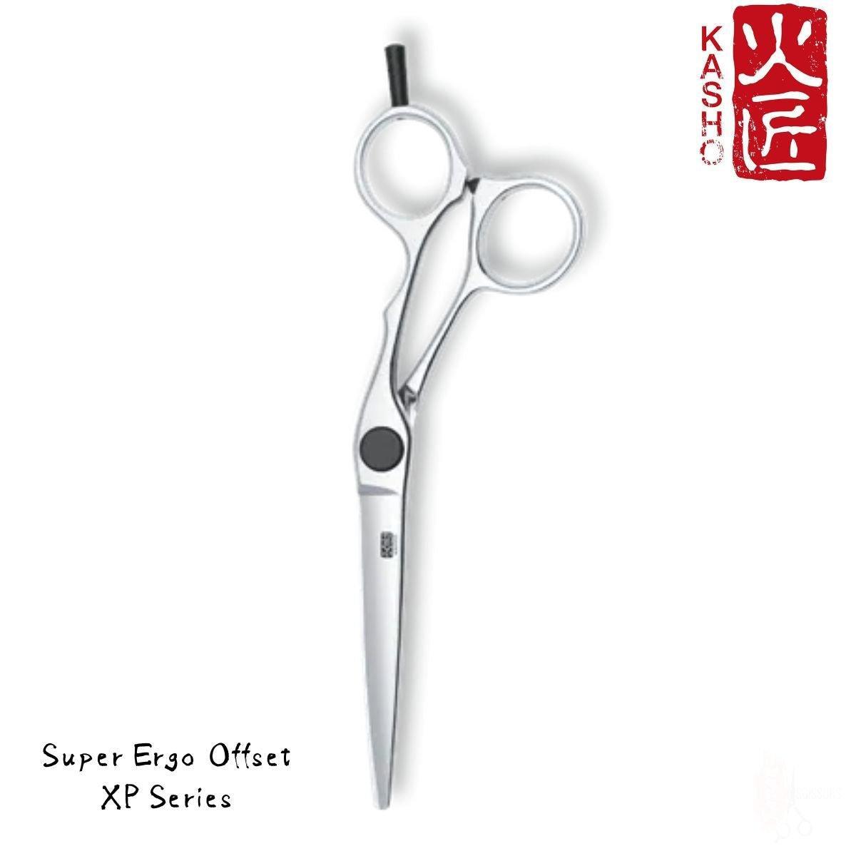 Kasho XP Super Ergo Offset Hair Cutting Scissors in 6.0" Inch Super Ergo Offset - Hair Cutting Scissors For Hair Stylists & Barbers (SKU: SCKXP55OS)