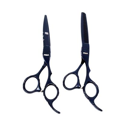 Mina Matte Black Offset Hairdressing Scissor Set, product-family image
