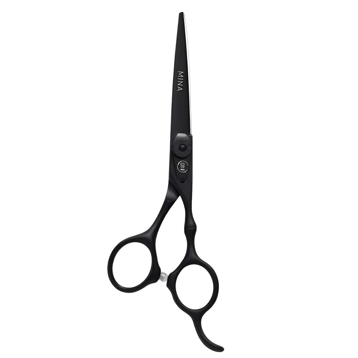 Mina Timeless Hairdressing Matte Black Cutting Scissors (SKU: MIN-TML-C55)