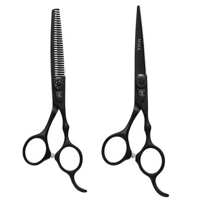 Mina Timeless Hairdressing Matte Black Scissor Set & Kit, product-family image