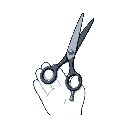 Symbol for a left-handed shear build